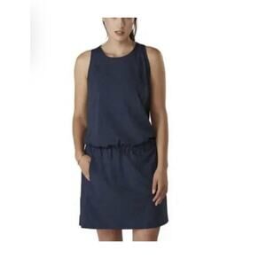 ARC’TERYX Contenta Sleeveless Cinch Waist‎ Lightweight Dress Navy Size Large